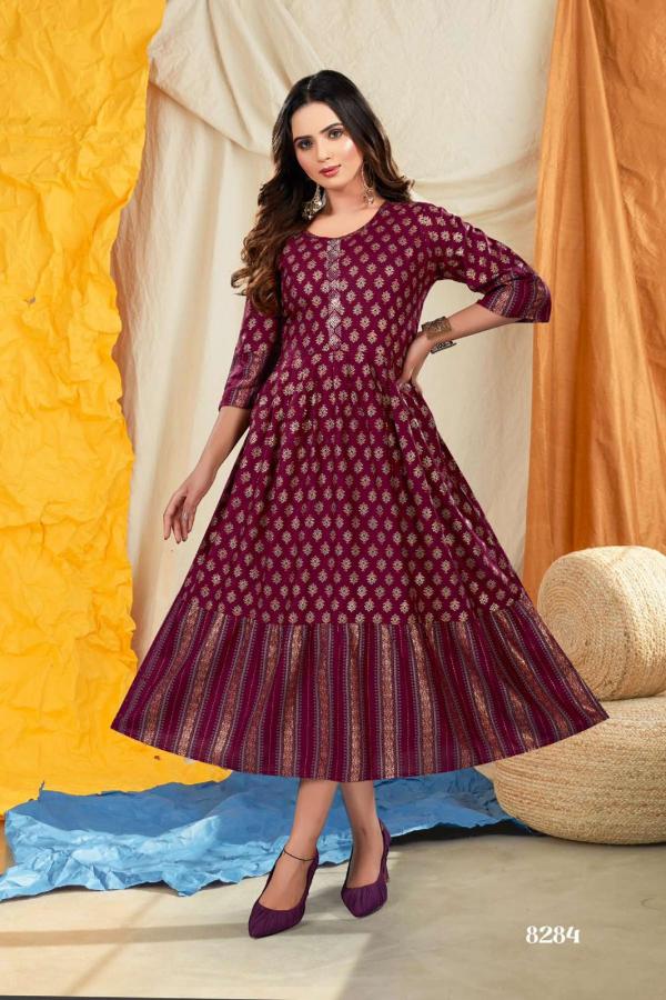 Trendy Paakhi Heavy Rayon designer Anarkali Kurti Collection